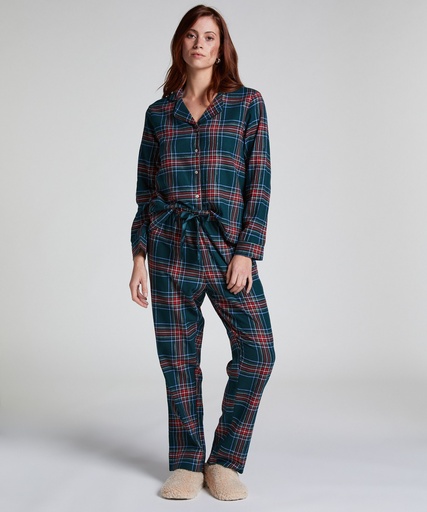 Ensemble pyjama Flannel - Vert